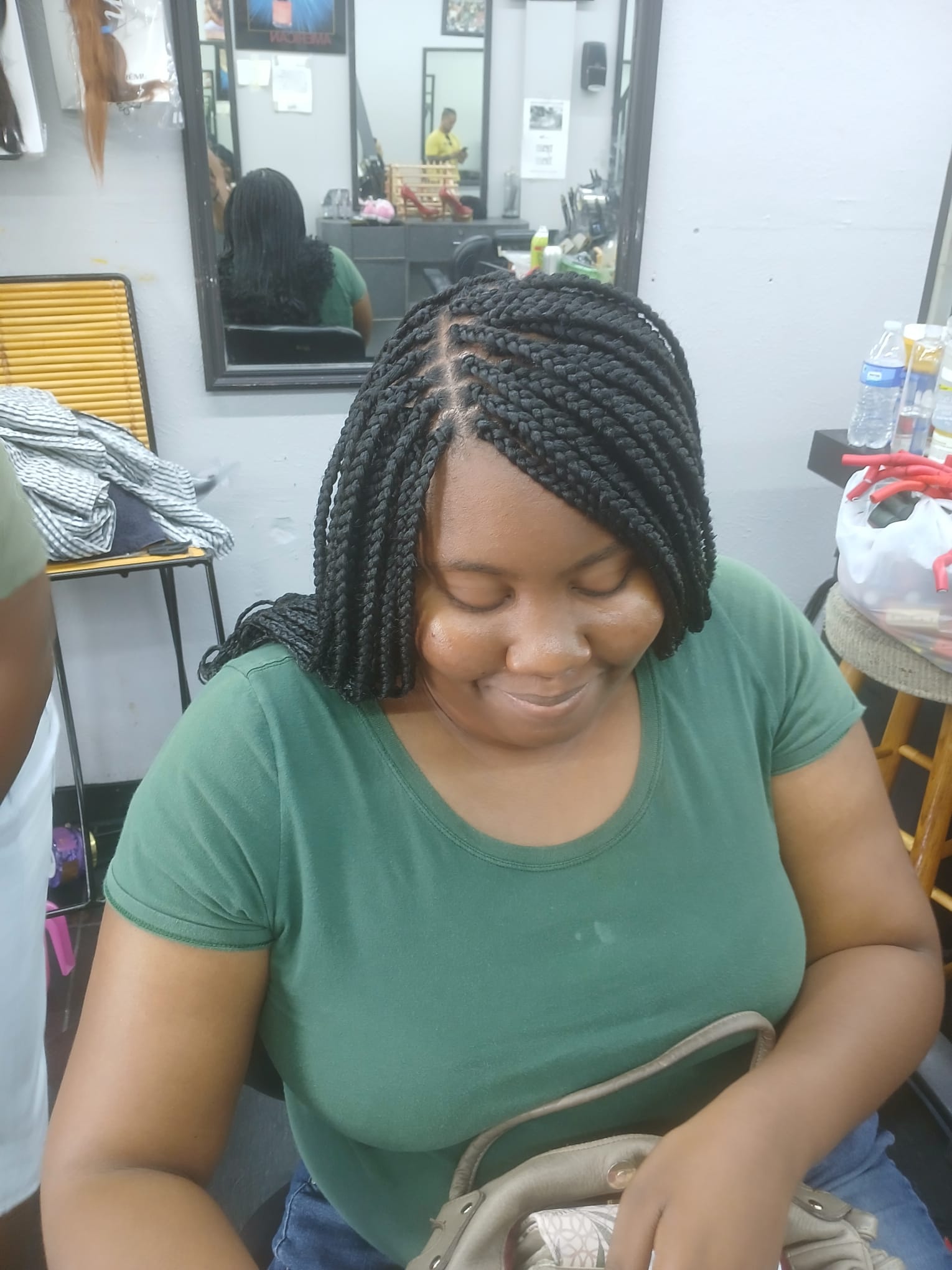 Beautiful box braids hairstyle
